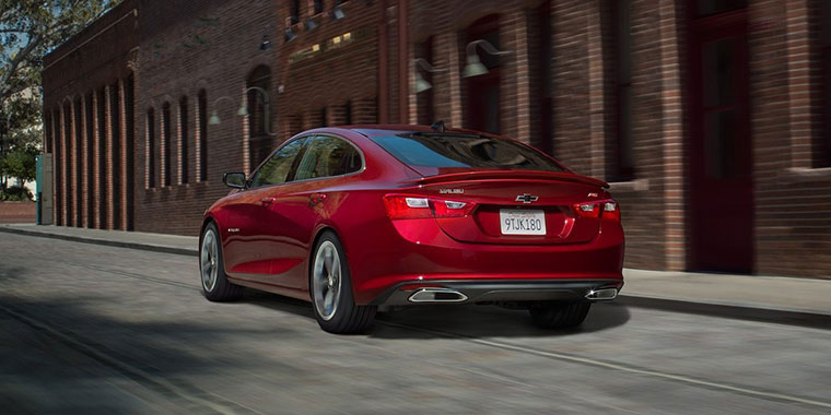 Red Chevrolet Malibu Exterior Design