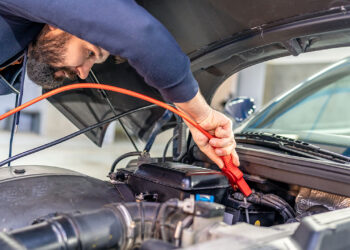 Jumping a Car Battery